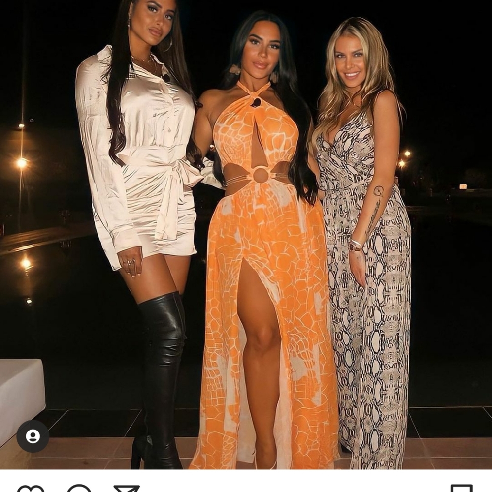Gorgeous Orange Maxi dress